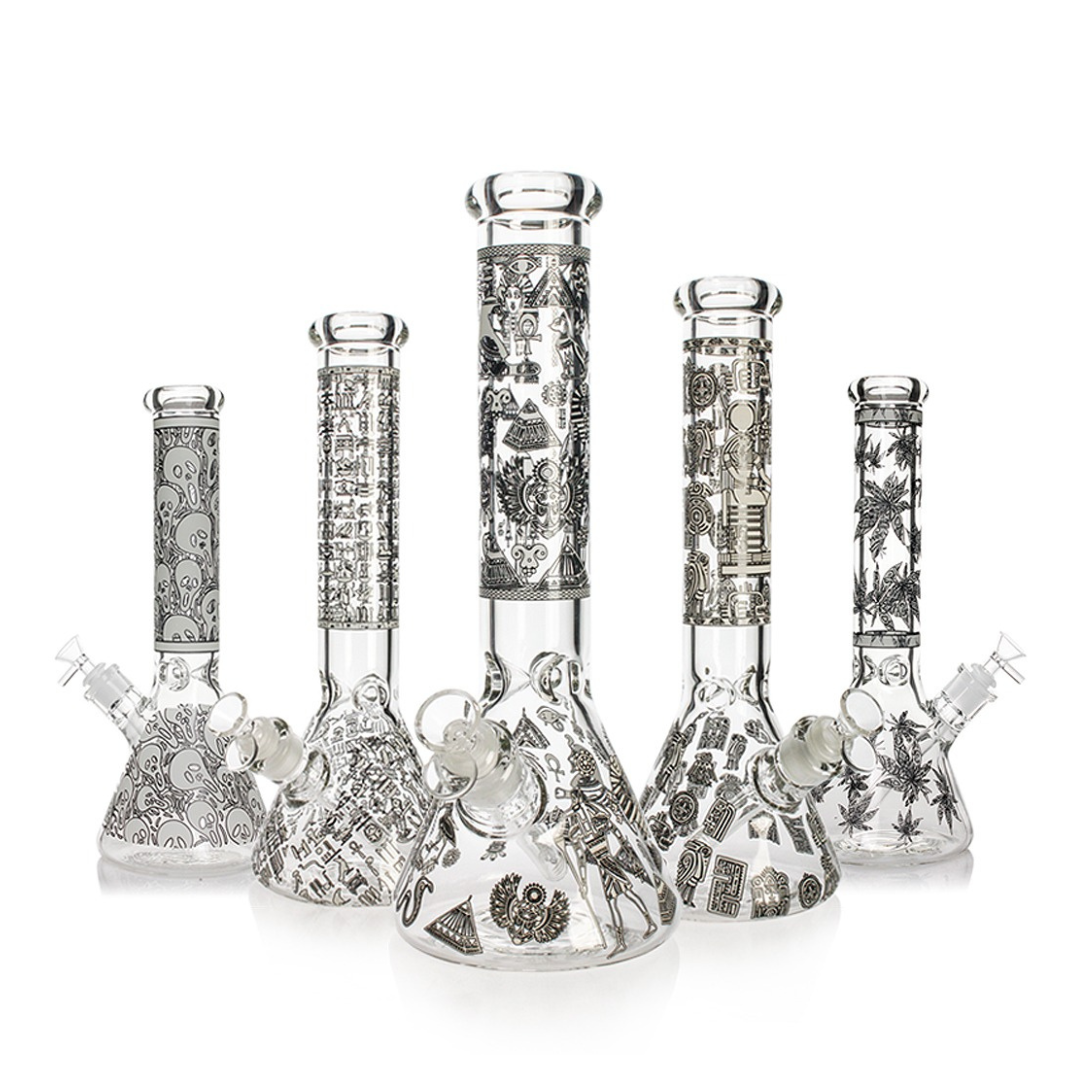 cheap Glow In The Dark Tobacco bong Water Pipe 36cm nz