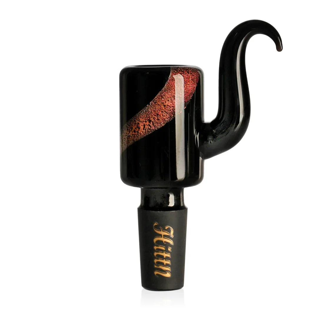 Pearlescent Black Cone Piece 14mm