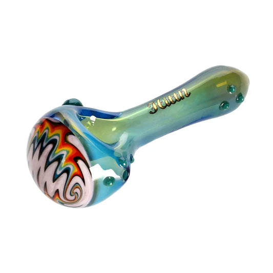 Colourful Spiral Tobacco Pipe 10cm