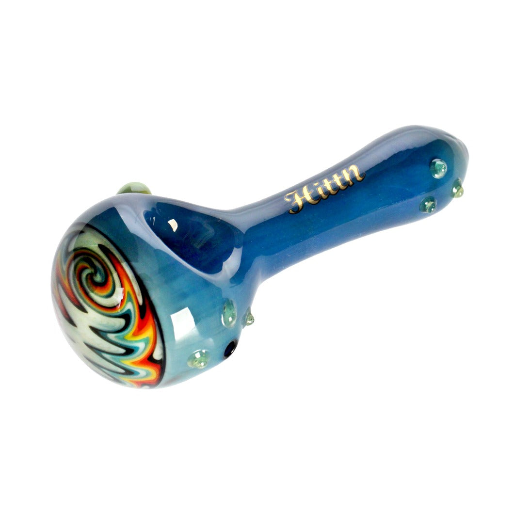 Colourful Spiral Tobacco Pipe 10cm