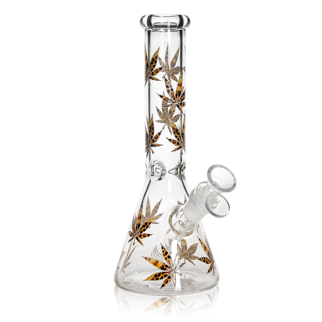 cheap Leaf Pattern Tobacco bong Water Pipe 26cm nz 