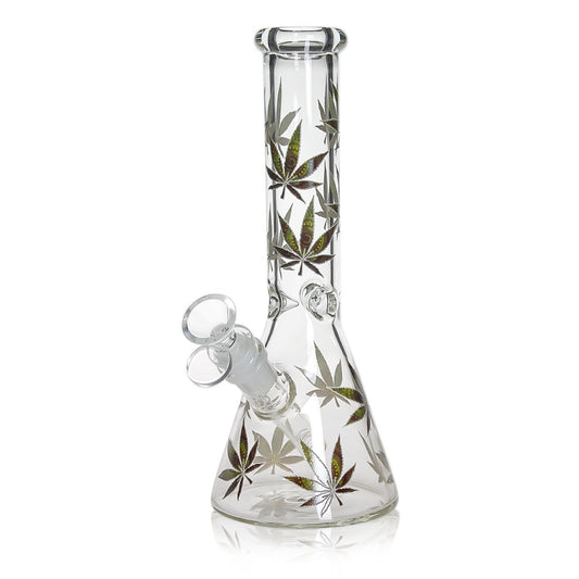cheap Leaf Pattern Tobacco bong Water Pipe 26cm nz 