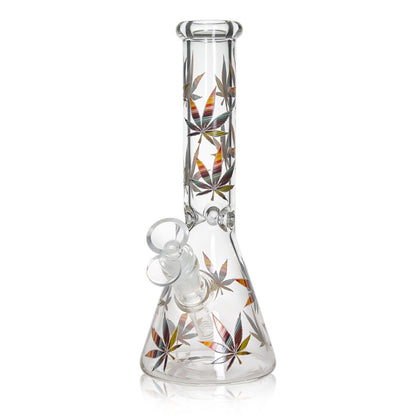 cheap Leaf Pattern Tobacco bong Water Pipe 26cm nz 