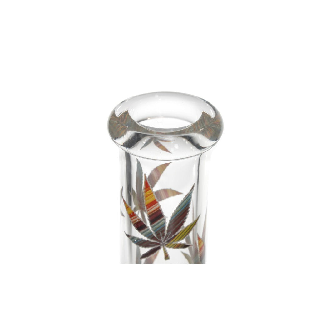 cheap Leaf Pattern Tobacco bong Water Pipe 26cm nz