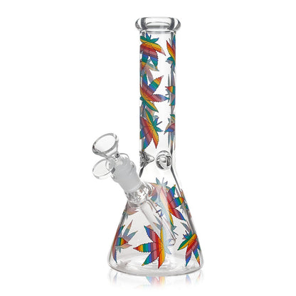 cheap Leaf Pattern Tobacco bong Water Pipe 26cm nz