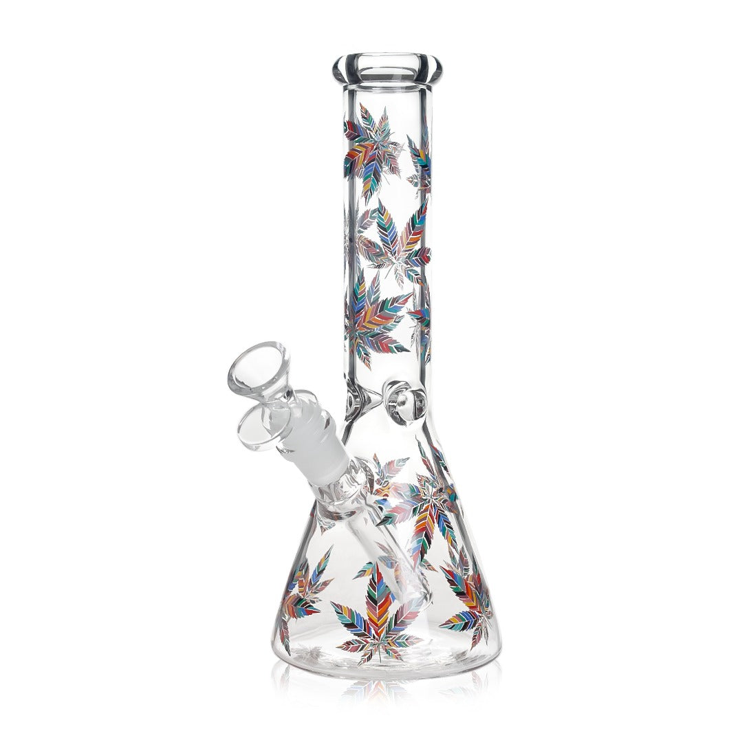 cheap Leaf Pattern Tobacco bong Water Pipe 26cm nz