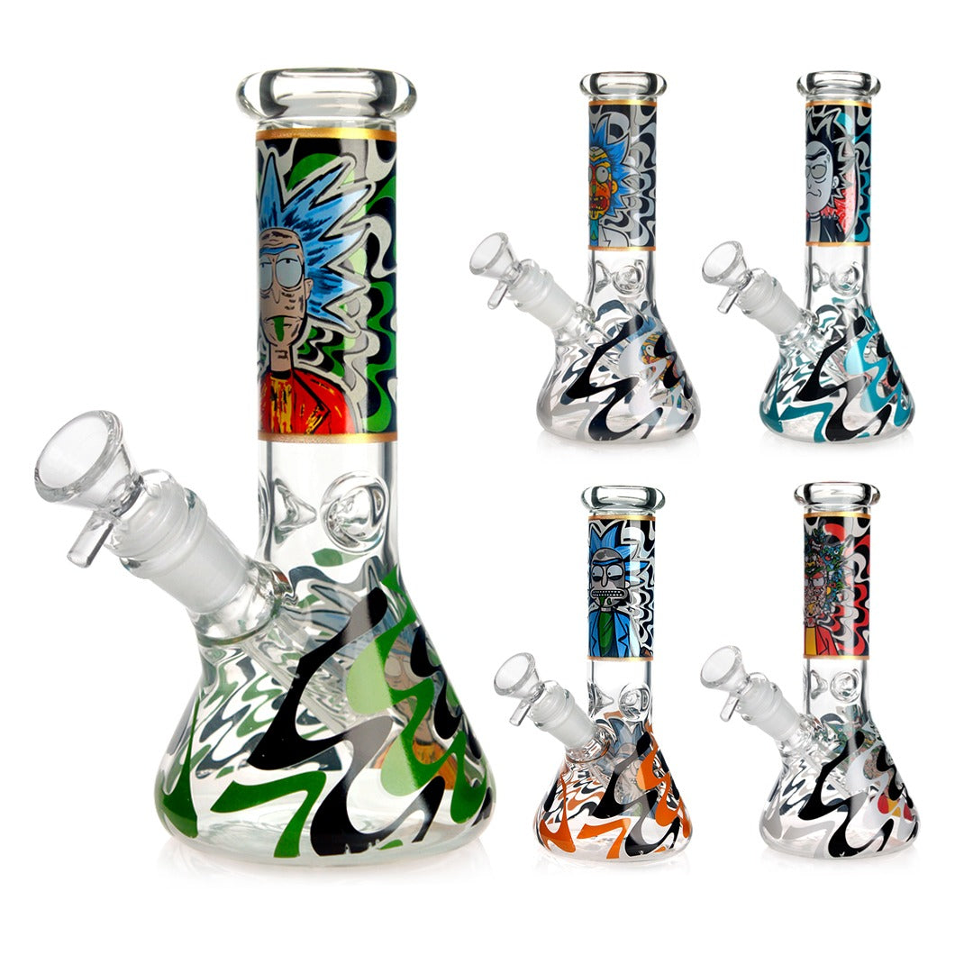 cheap Rick & Morty Tobacco bong Water Pipe 21cm nz