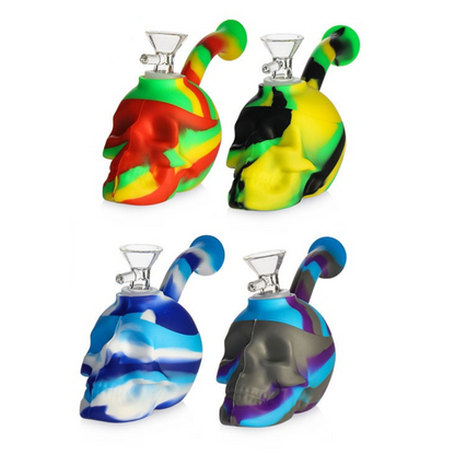 cheap Silicone Skull bong Water Pipe 11cm  nz
