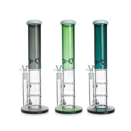 Cheap Triple Honey Comb Disk Bong Water Pipe 36cm nz