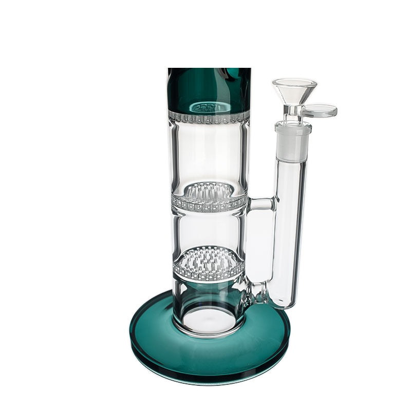 cheap Triple Honey Comb Disk Bong Water Pipe 36cm nz