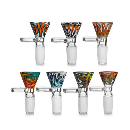Coloured Zip Zap Round Cone Piece 14mm
