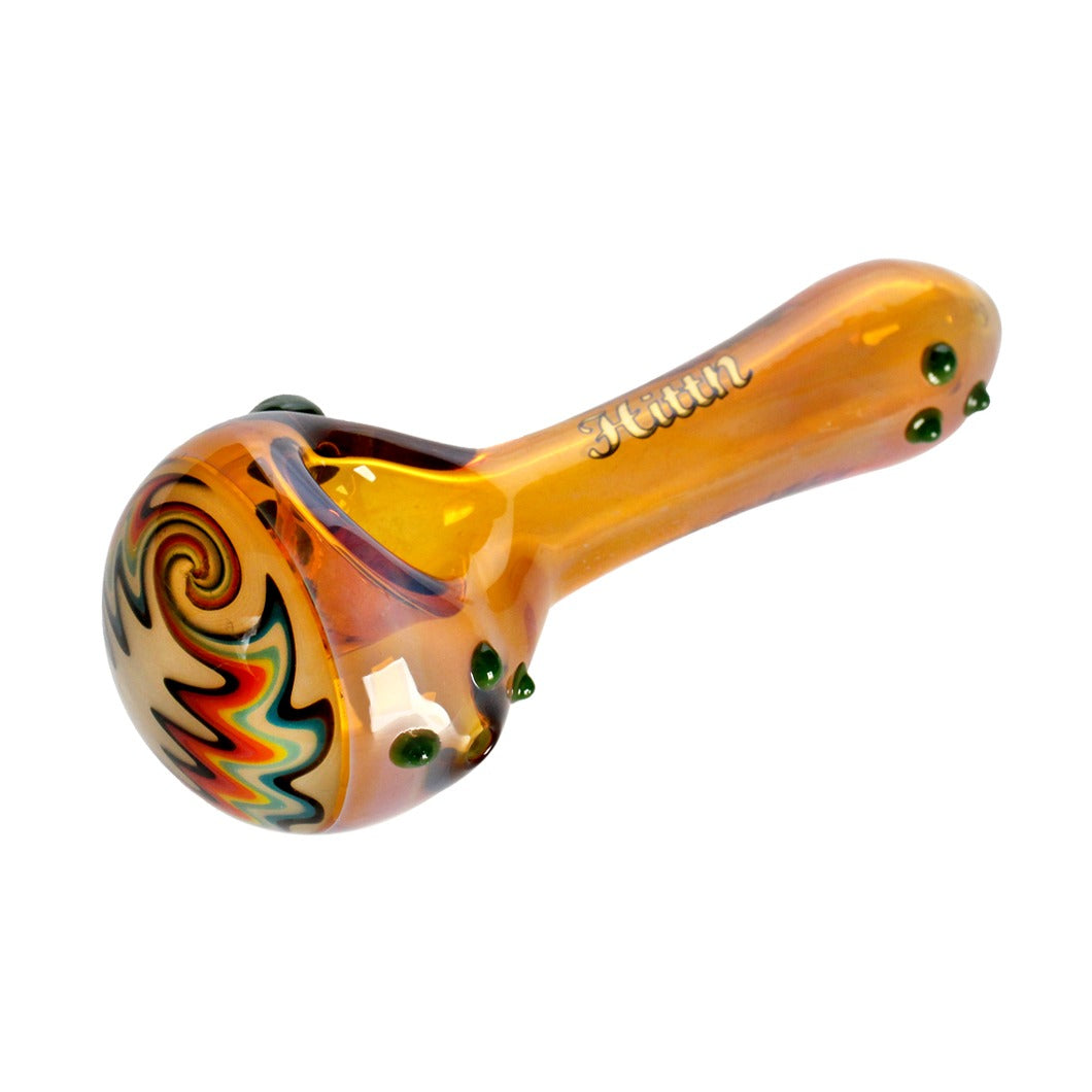 Colourful Spiral Tobacco Pipe 10cm