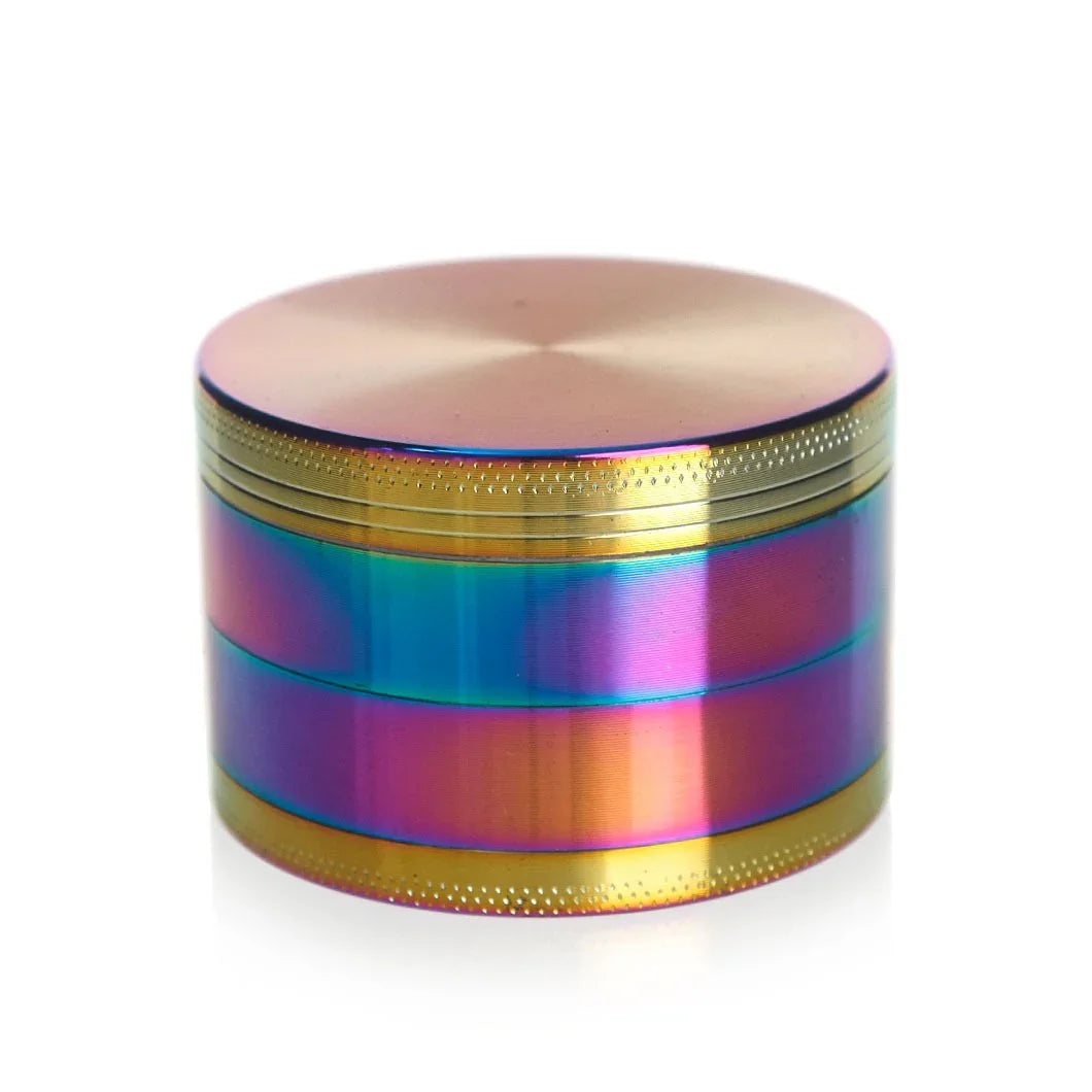 4 Layer Metal Tobacco Grinder Rainbow