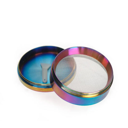 4 Layer Metal Tobacco Grinder Rainbow