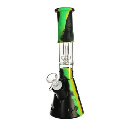 Silicone UFO Perc Tobacco Water Pipe 28cm