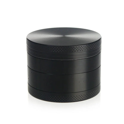 4 Layer Metal Tobacco Grinder Black
